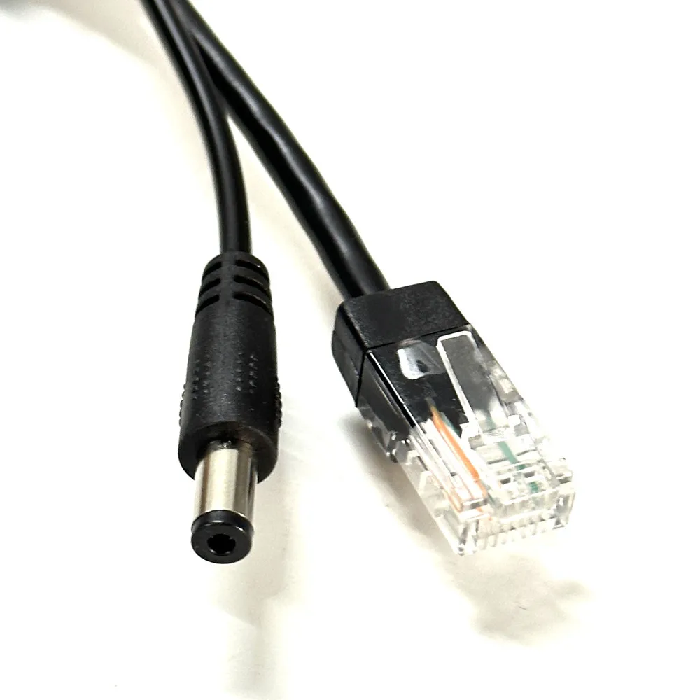 1 Piece 48V to 12V PoE Splitter Anti-interference POE Adapter Cable Power Supply module DC5.5*2.1mm Connector for IP Camera