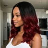 117240-2ee879.jpg Women's black and burgundy gradient synthetic wig, a must-have for party styling, versatile and fashionable, fluffy and smooth.