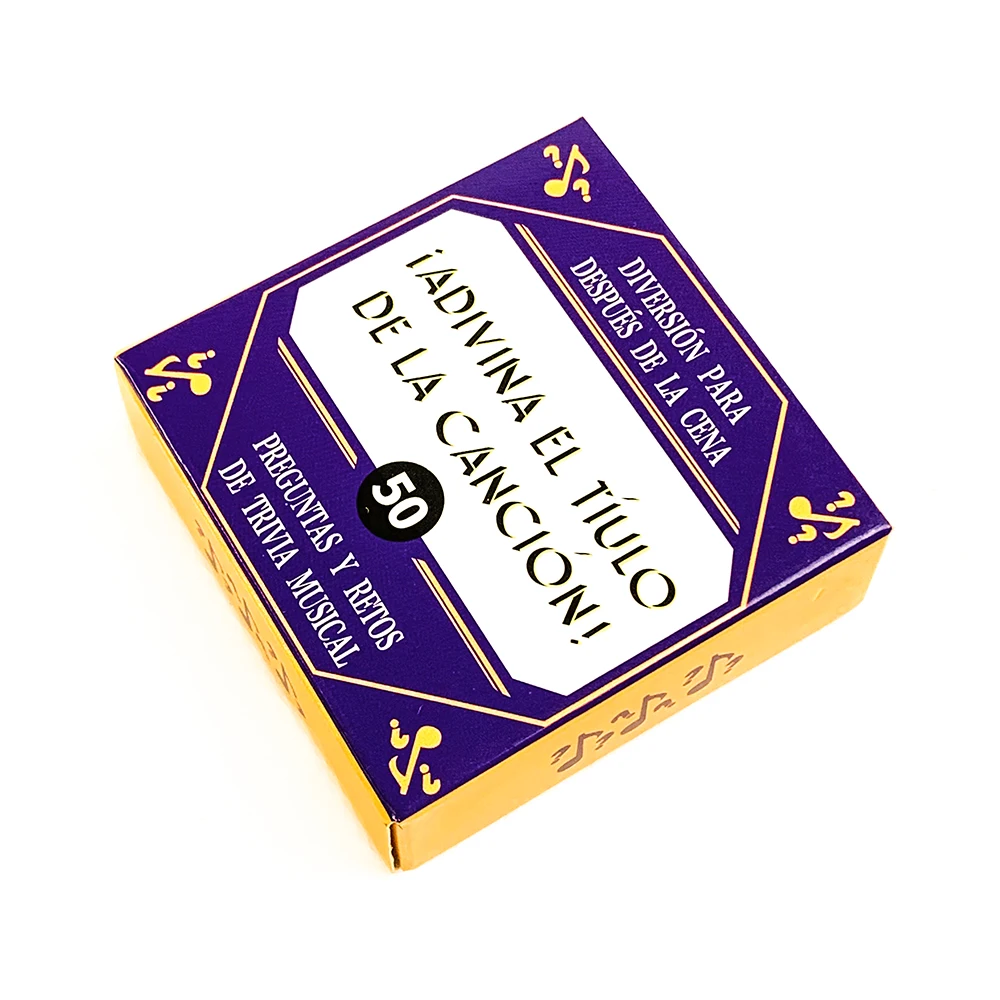 

Испанская мини-карточная игра, туристическое имя, эта мелодия, игра для вечеринки, карты, игры для питья для семьи и друзей, новогодние игры