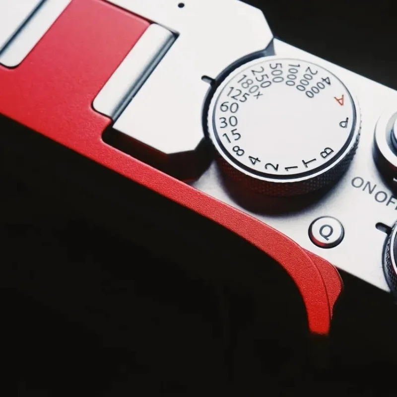 Thumb Rest Grip Hot Shoe Cover para FUJI XE4, FUJIFILM, X-E4, Material de aluminio