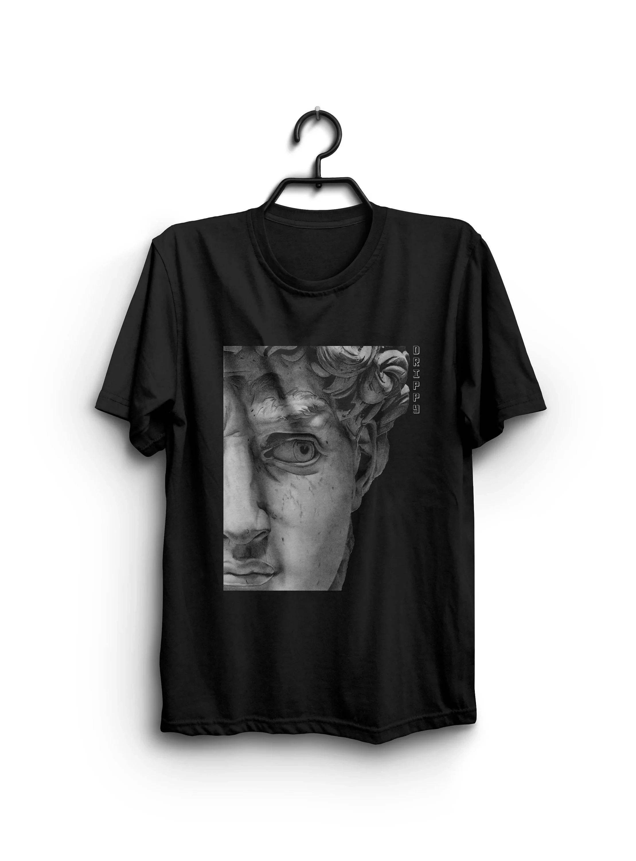David Sculpture Tshirt David Bust Shirt Contemporary Art Summer Tshirt Michelangelo Da Vinci 3 Aesthetic Clothing Gifts for Him