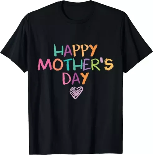 Happy Mothers Day Gift for Mom Wife Cute Men Women T-ShirtHigh Quality 100%Cotton Short Sleeve