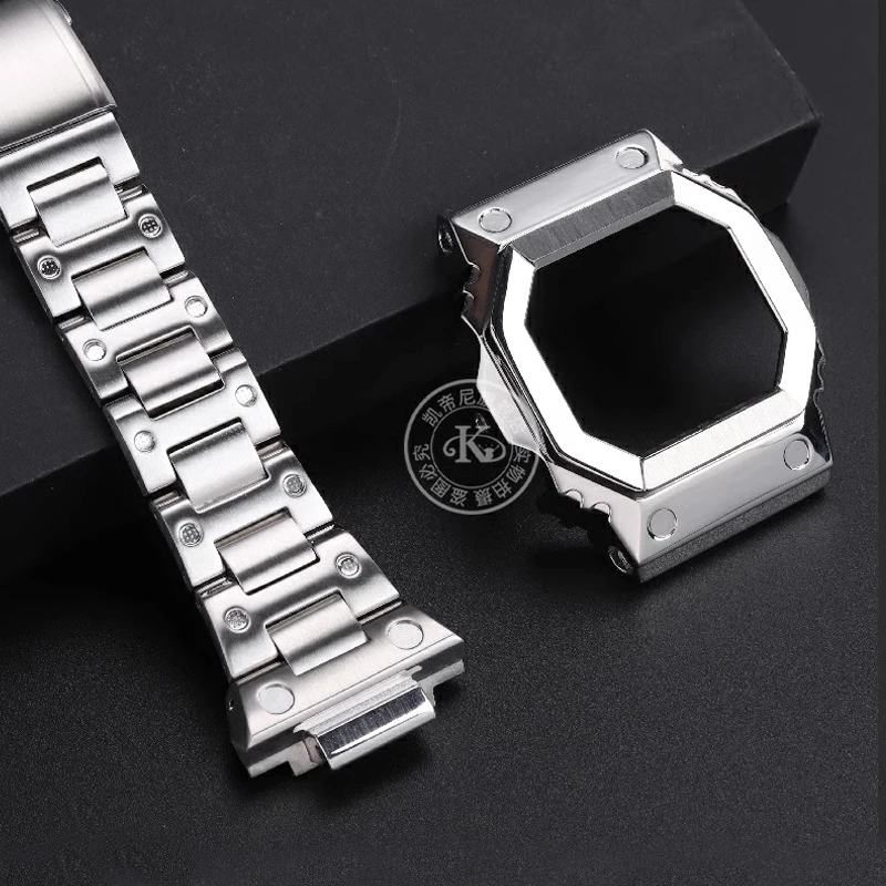 Metal Set For Casio G-SHOCK Big G Block GX-56BB GXW-56 Modified Precision Steel Watch Band Case Bracelet Accessories