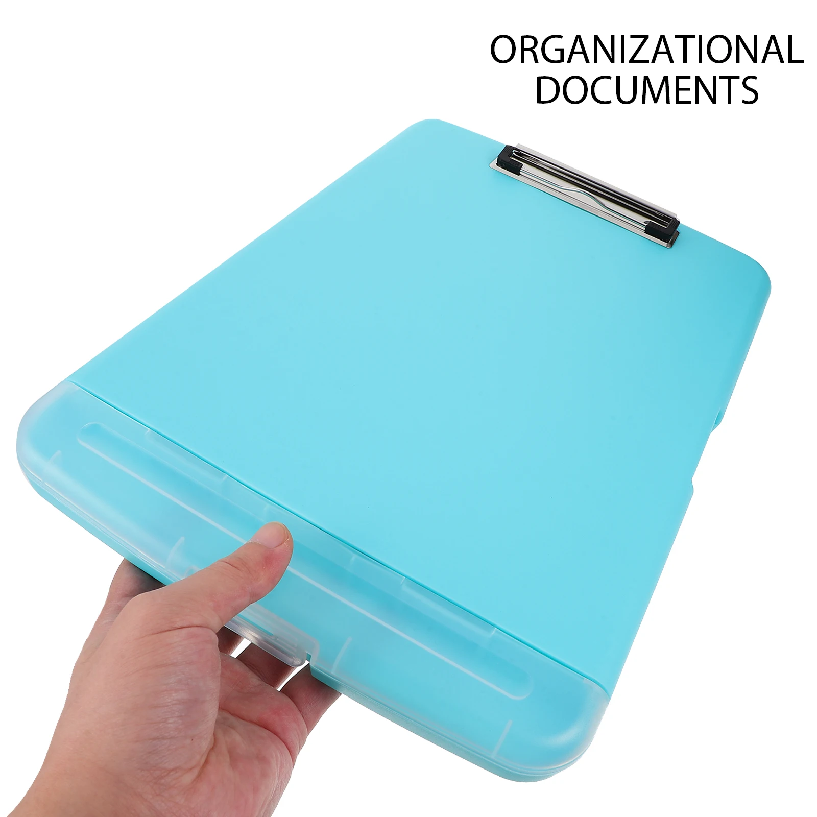 

Plastic File Holder Document Box With Clipboard Storage Foldable Stationery Organizer Pp Material Magazine Paper Storage