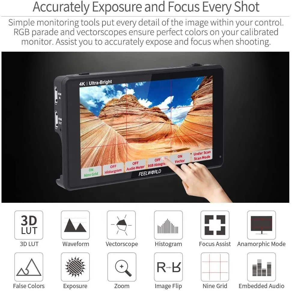 DF Wholesale DSLR Camera Field  LUT6 Touch Screen  4K