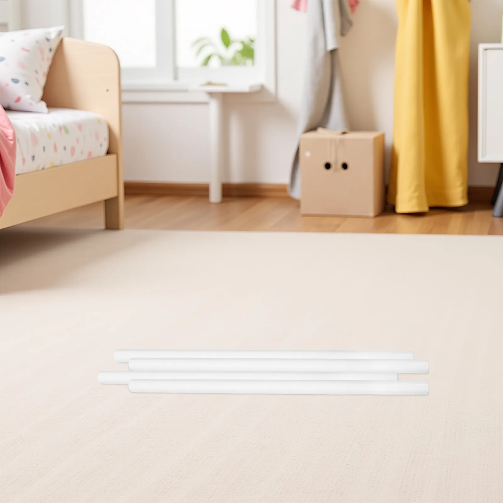 4 Stuks Babybox Palen Roestvrij Stalen Buizen 22.79 Babybox Veiligheidshek Vervangende Onderdelen Speeltuin Ondersteuningsbuizen Binnen