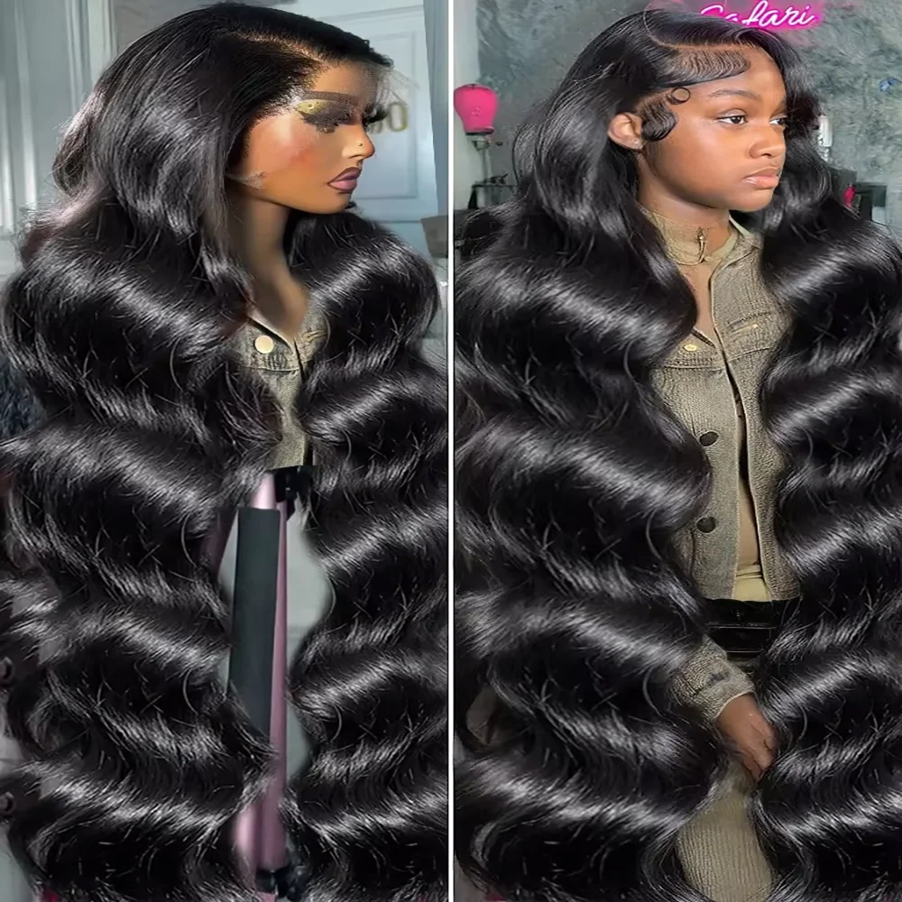 

Natural Color Body Wave Human Hair Wig 360 HD Lace Frontal Human Hair Wig 200 Density 46 Inches Human Hair Wigs For Women