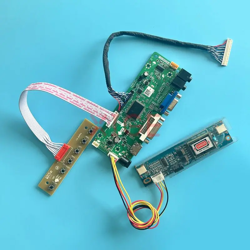 

LCD Driver Controller Board Fit LTN170CT01 LP154WU2 LTN154CT02 Kit DIY VGA DVI HDMI-Compatible 1920*1200 30Pin LVDS 2CCFL Screen