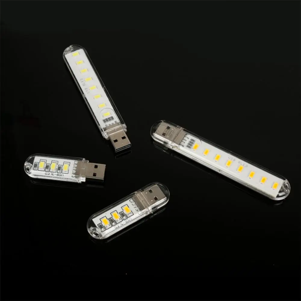 1/2PCS Plug Lamp USBUltra Bright Mini Book Lamps Night Light LED Eye Protection Reading Book Light  For Computer Power Bank