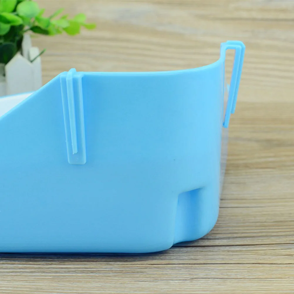 

Triangle Potty Trainer Corner Litter Toilet for Small Animal Hamster Gerbil Bunny Chinchilla Guinea Pig Ferret Size Small (