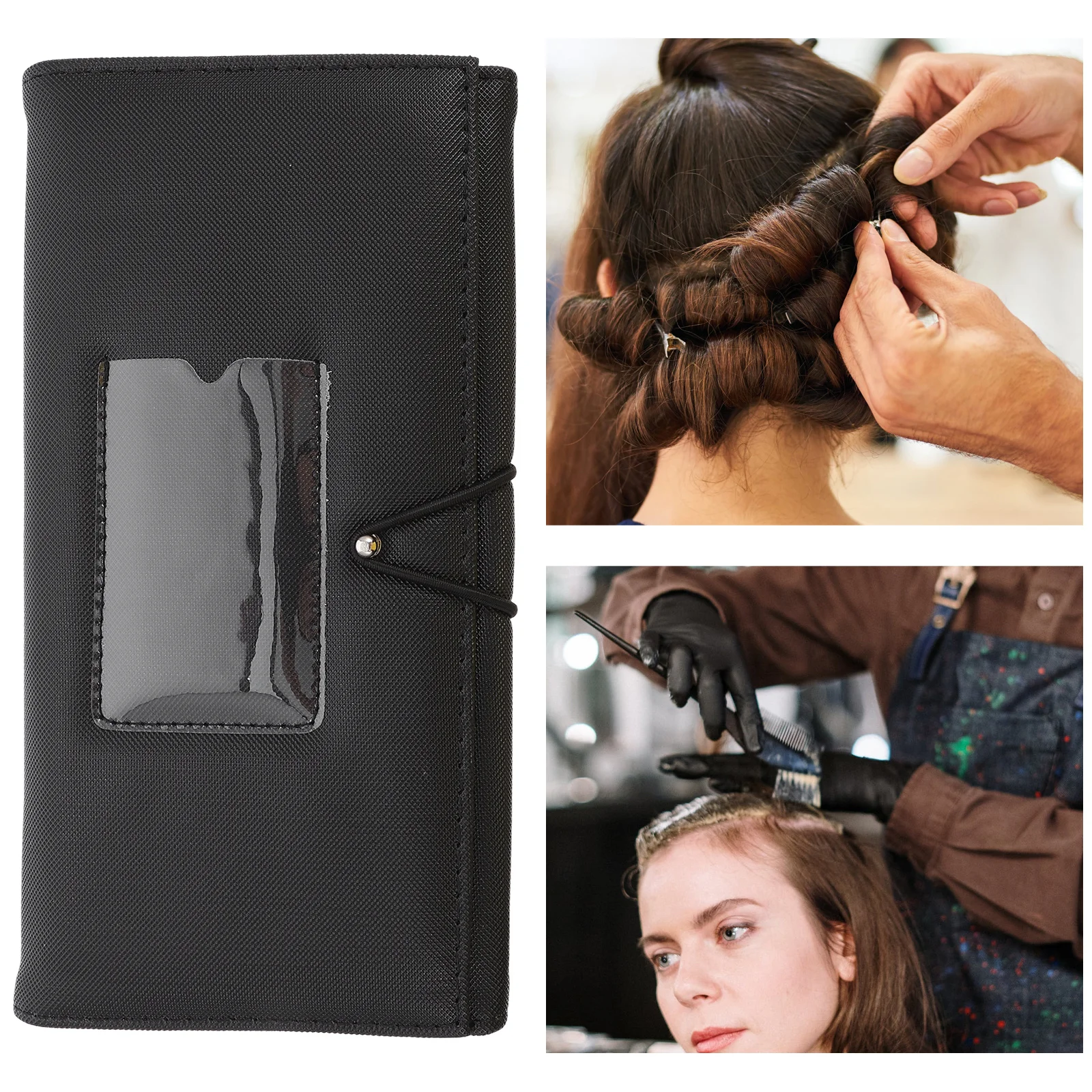 Bolsa de ferramentas de cabeleireiro, grande capacidade, suporte de pente de tesoura para salão de beleza, barbeiro, organizador portátil, tesoura de barbearia