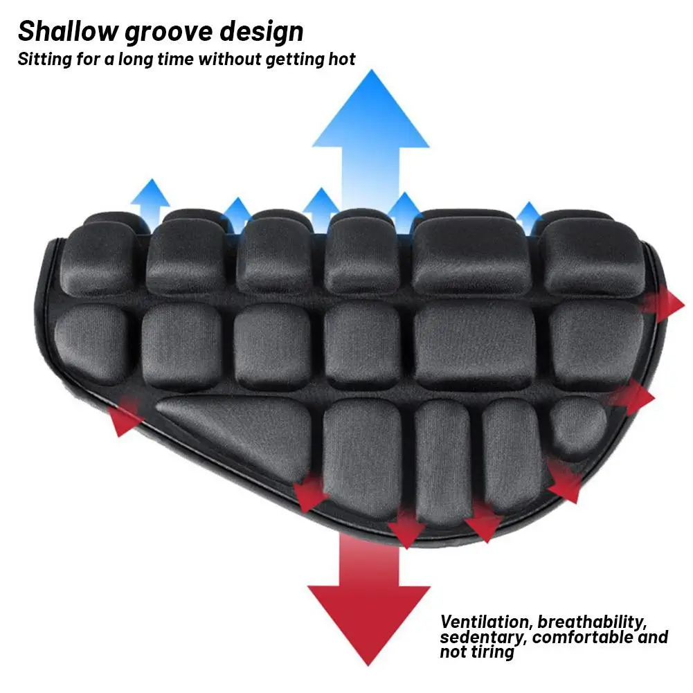 HOT Eva Traspirante Alta Decompressione del Calore Moto Gel Sedile Pad Tenone Morbida Shock Cuscino Fodera Schiuma di Dissipazione