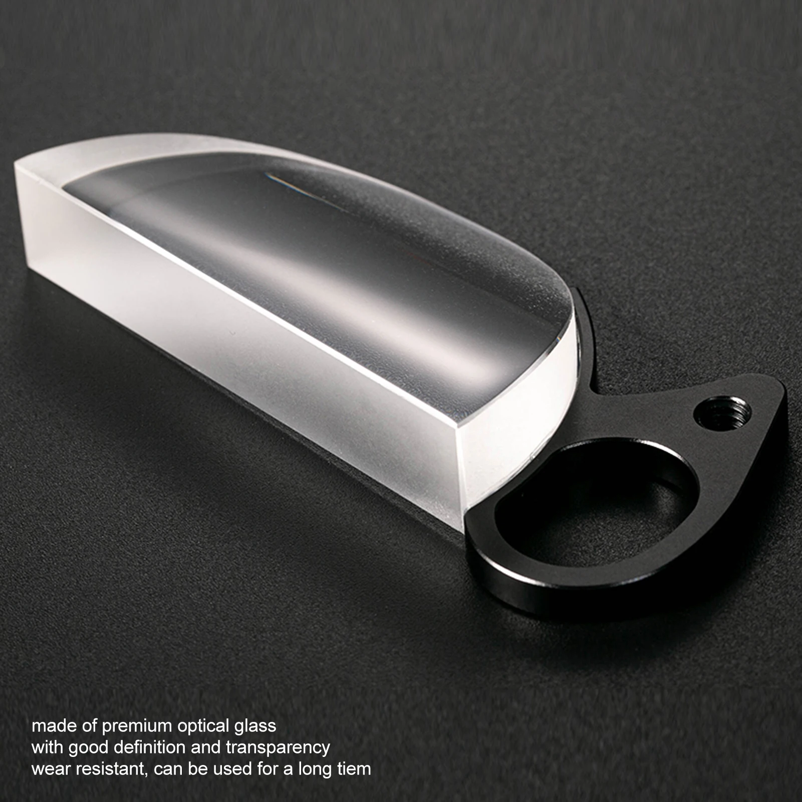 

Призма для объектива ручной камеры, призма для объектива камеры 80 мм, оптическое стекло, ручной фильтр со спецэффектом, аксессуары для фотосъемки в форме полумесяца