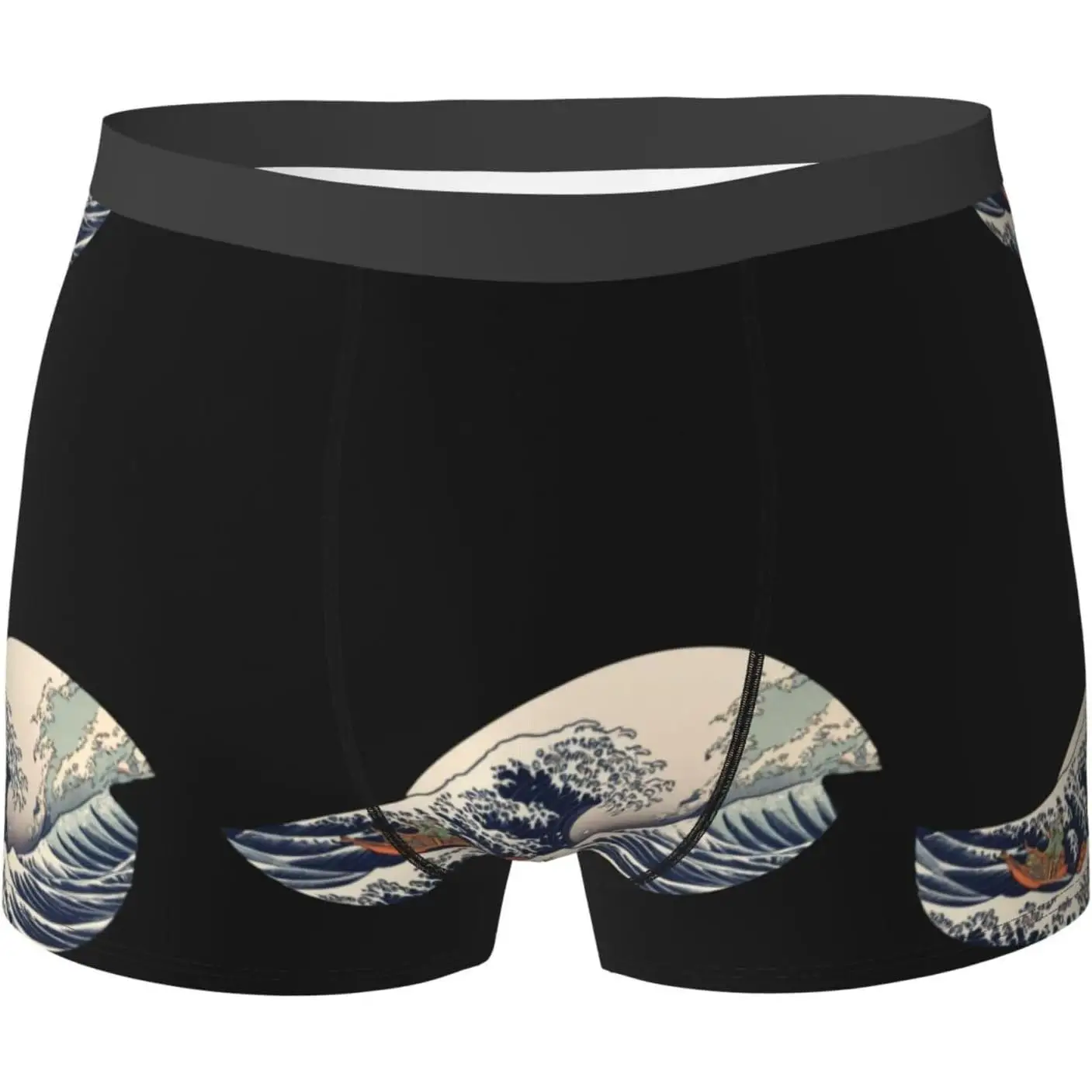 

Мужские трусы-боксеры Wave (S-XXL), легкая дышащая, впитывающая пот эластичная ткань, не эластичная влагоотводящая ткань