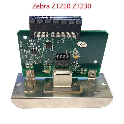 Placa de rede com fio interno para zebra zt210 zt230 servidor impressão (P1038204-01) frete grátis