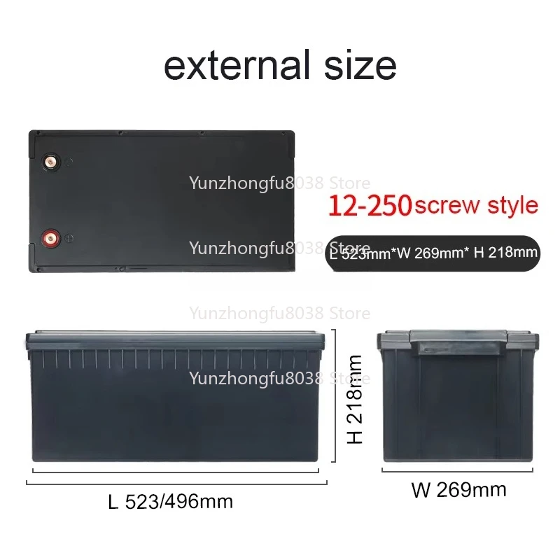 12.8V Battery Case Abs 3.2 Lifepo4 Battery Unit Empty Case UPS Battery Case