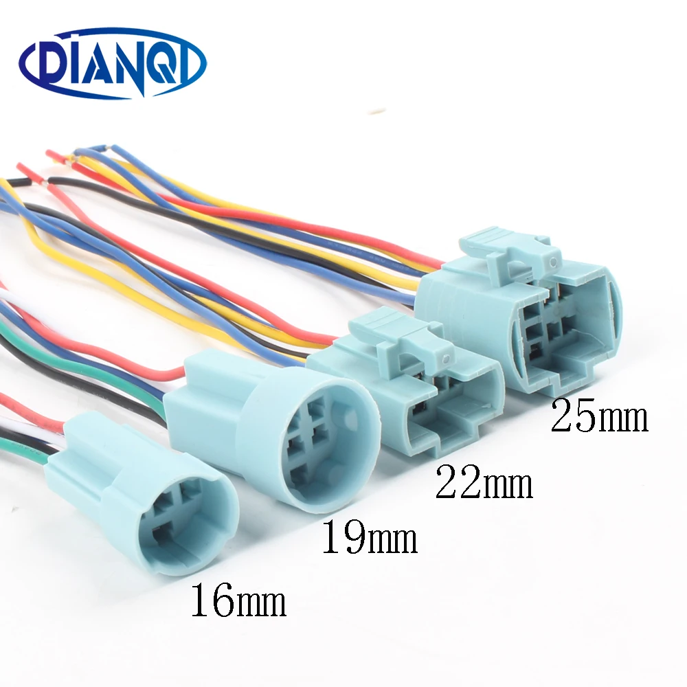 16 millimetri 19 millimetri 22 millimetri presa cavo per interruttore di pulsante del metallo di cablaggio 2-6 fili lampada stabile tasto luce