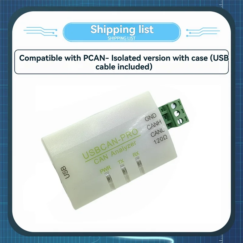 IALJ-CANABLE جهاز الإرسال والاستقبال USBCAN USB إلى CAN محول مصحح بروتوكول محلل المقبس PCAN-متوافق