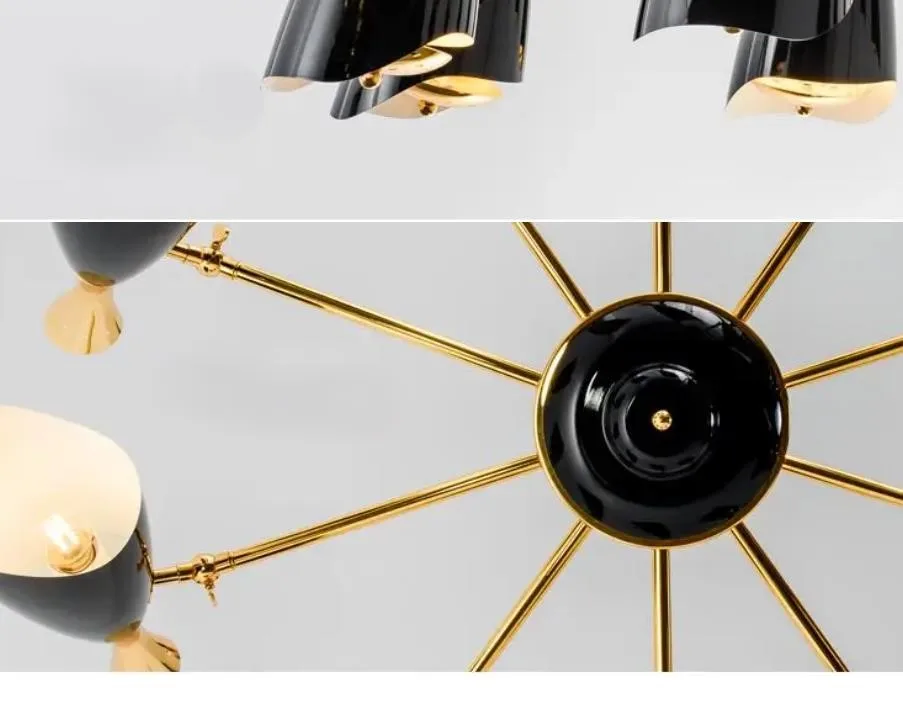 

Modern Nordic minimalist living room chandelier designer restaurant bedroom creative personality atmosphere art villa lamps