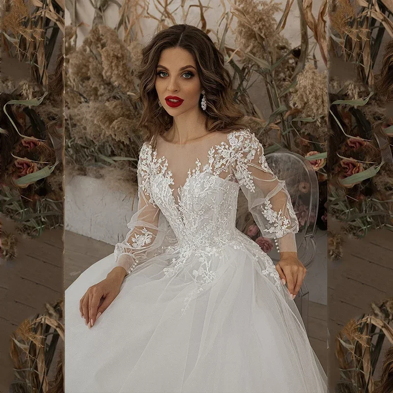 Sexy White Lace Wedding Dresses for Bride Elegant Long Prom Evening Guest Party Women Dress Backless Summer Formal vestidos