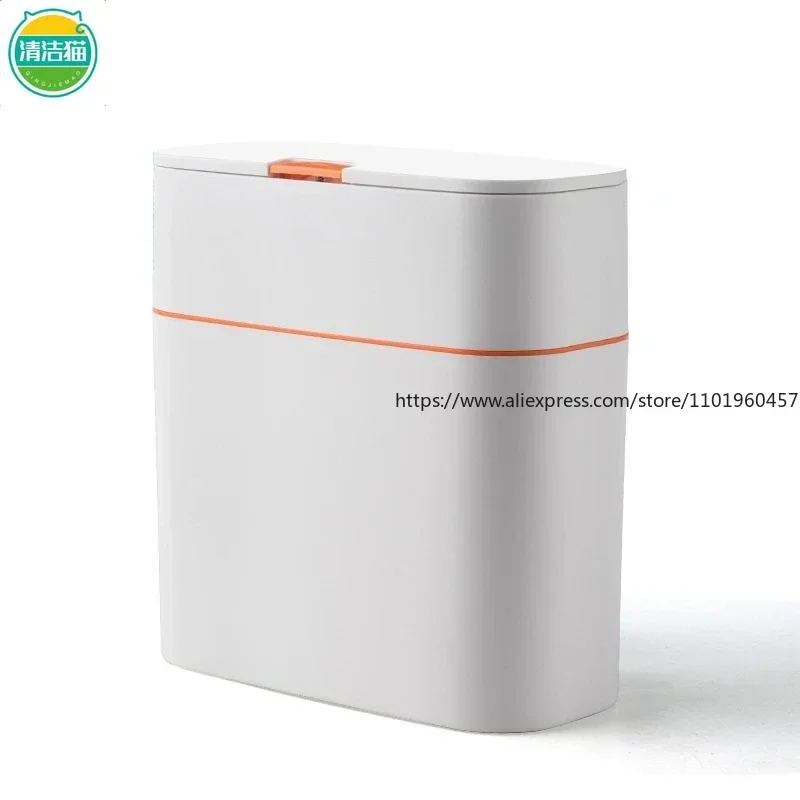 

Умный мусорный бак на 16 л, автоматически упаковка, бесконтактный, не грязный, ручной ящик для хранения, зарядка через USB, индукционные мусорные баки, мусорное ведро