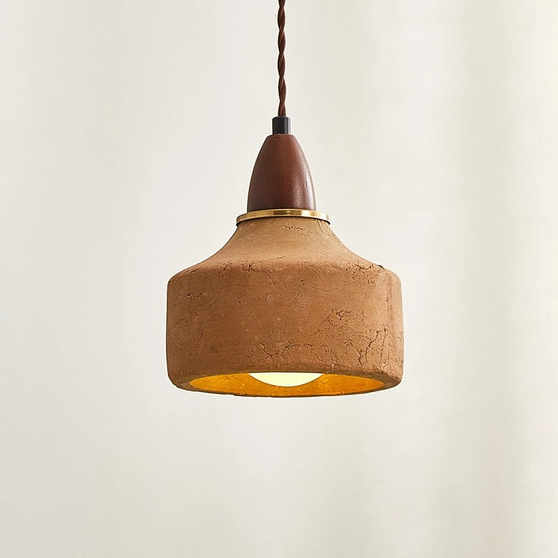 

Japanese Retro LED Ceramic Chandelier Living Room Dining Room Bedroom Bedside Decorative Lighting