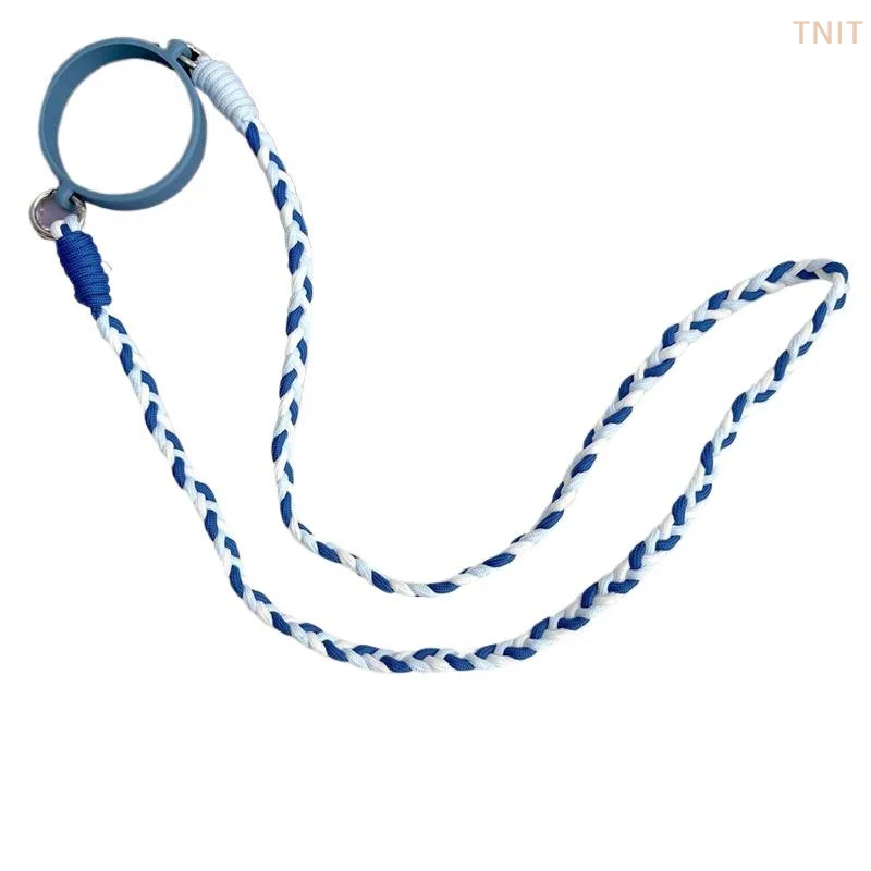 [J] Braided Crossbody Strap For Insulated Cups Water Bottle Shoulder Strap And Cup Ring