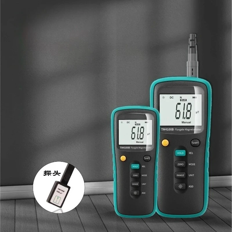 TM4100B new handheld Gaussian meter, fluxgate strong magnetic meter