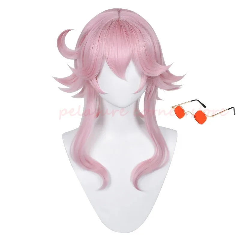 Genshin Impact Dori Cosplay perruque pré-style résistant à la chaleur synthétique simulé cuir chevelu Sumeru Dori Cosplay perruques