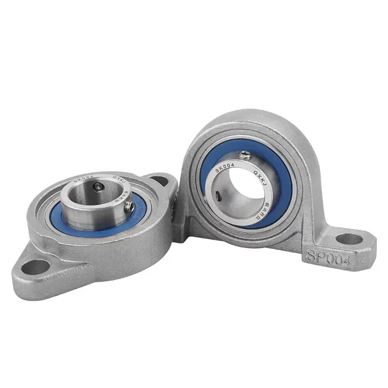 1/4PCS 304 Stainless Steel Miniature Bearing Seat 10MM to 30MM Block SKP000 SKP001 SKP002 SKP003 SKP004 SKP005 SKP006 Waterproof