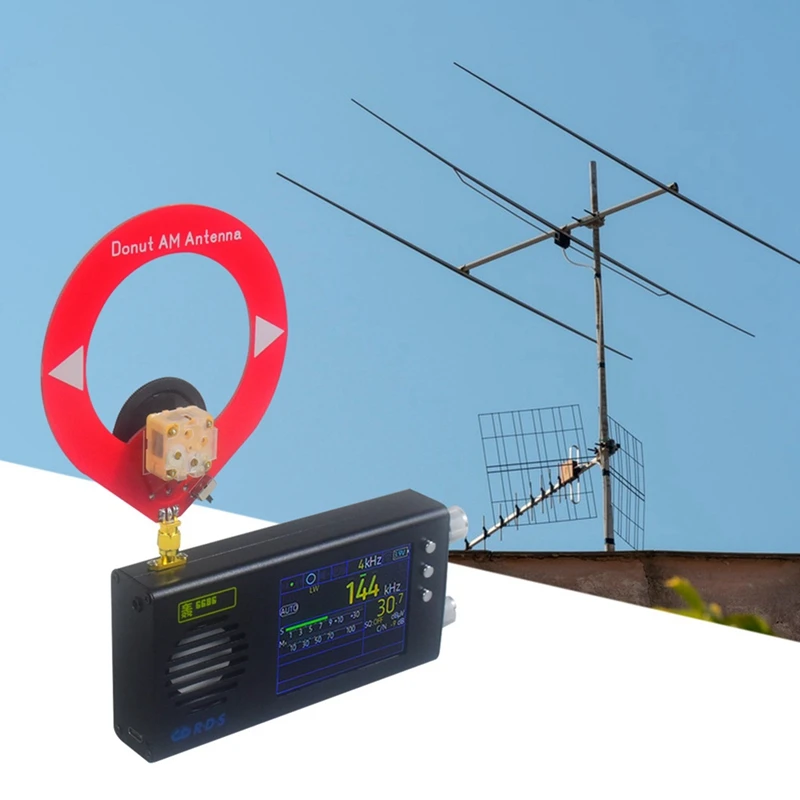 TEF6686 Radio Receiver All Band FM/MW/Shortwave /LW Radio Portable Handheld Radio With Donut Antenna B