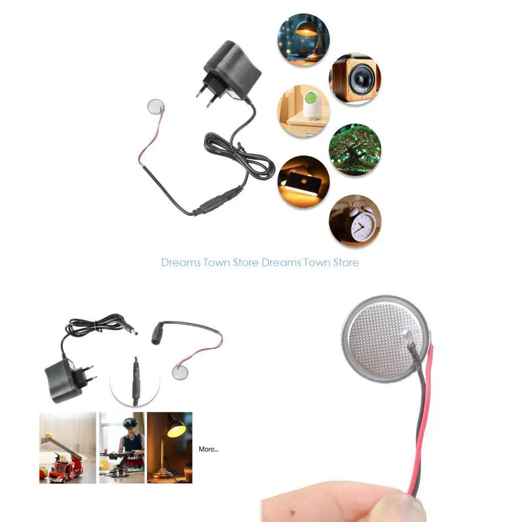 HX6A CR2032 Virtual Battery Adapters EU Plugs Converts 100 240V To DC3V For Remote Controls Thermometers Clocks