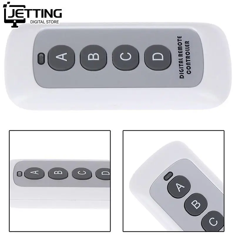 Remote Control Switch RF Transmitter Wireless Key for Smart Home Garage Door Opener Hot 433MHz 4 Button EV1527 Code