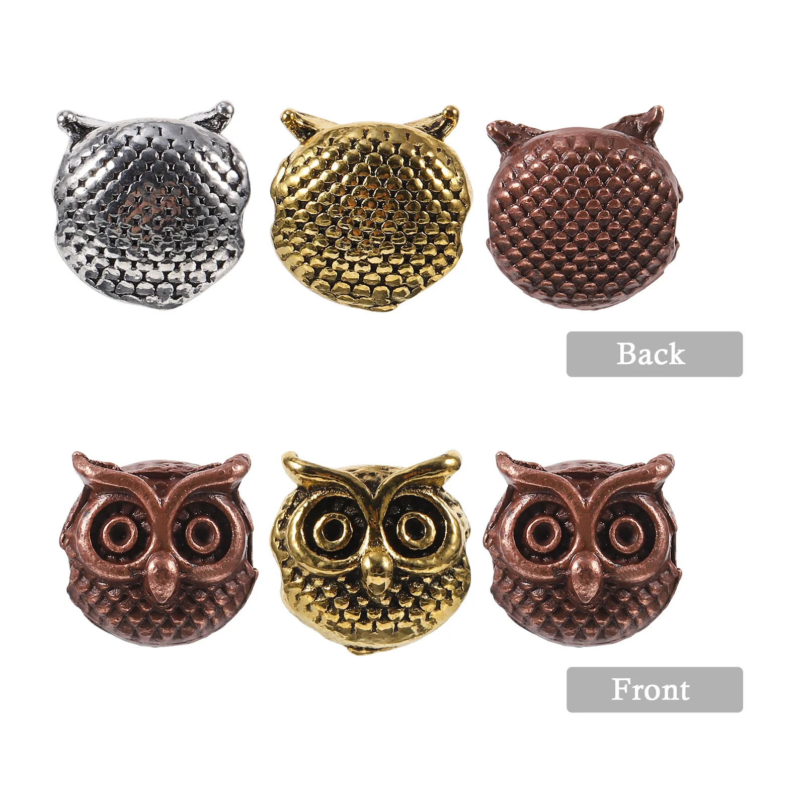 10 قطعة سحر موصل البومة DIY بها بنفسك صنع المجوهرات الملحقات دائم ليس من السهل كسر أو تتلاشى موصلات سوار السحر #6