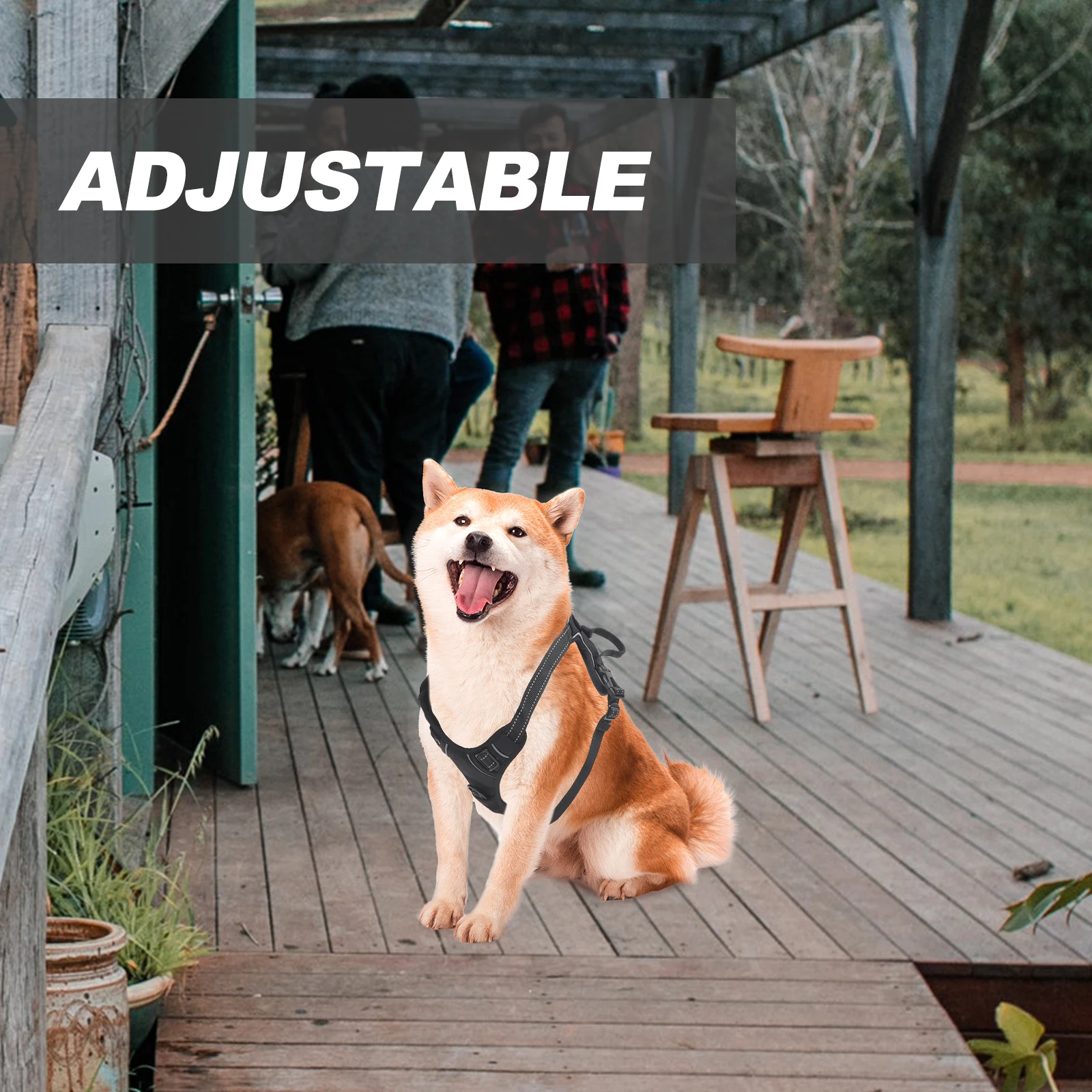 

Pet Sports Straps Outdoor Mount Chest Belt Small Dog Harness Coffee Color Durable Washable Quick Release Base Camera