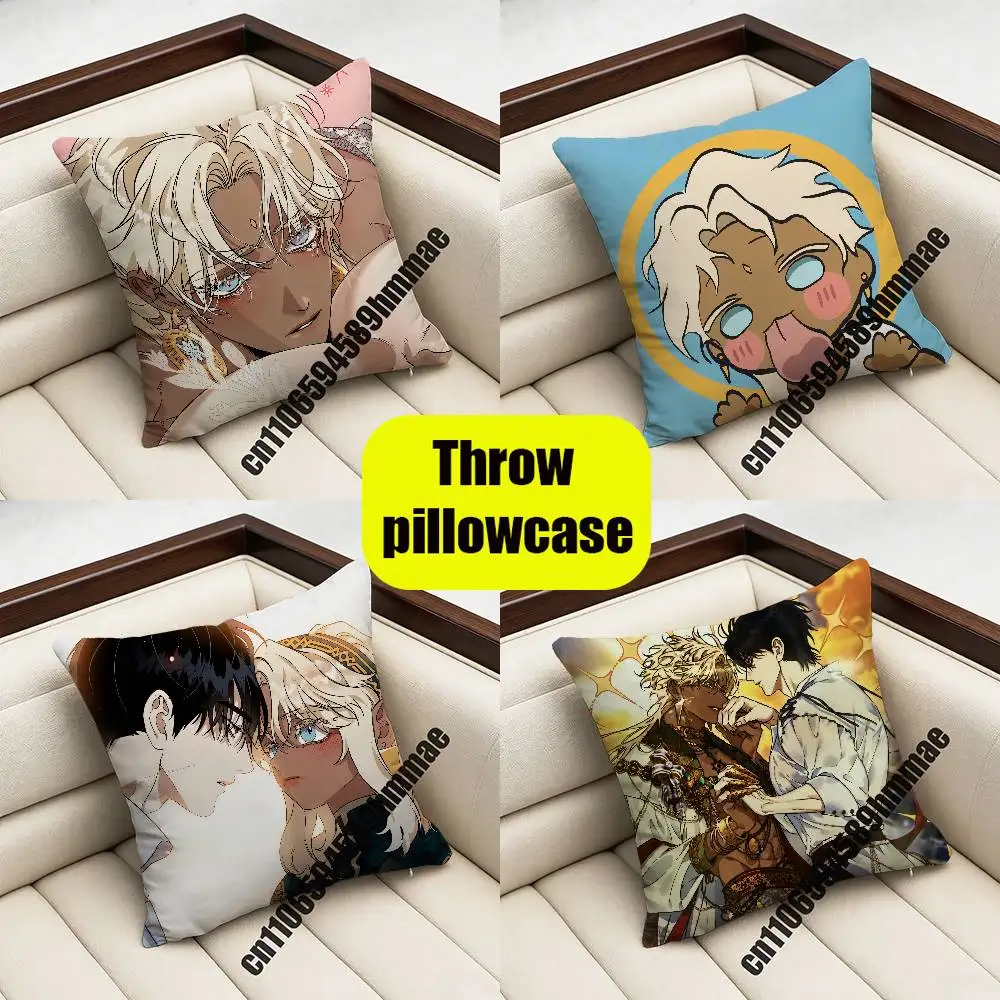 For Blossoms of the White Night Shuraka Tei Throw Pillow Case Sham 45x45cm 40x40cm Square Car Pillowcase Pad Cushion Cover