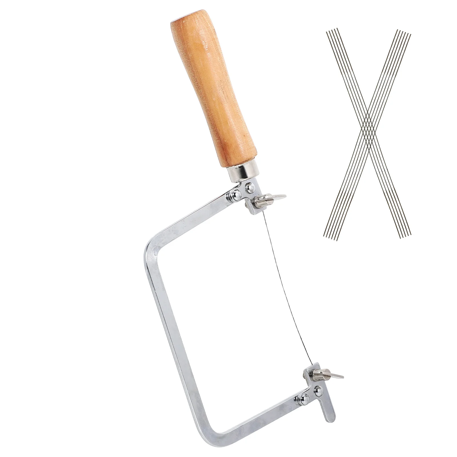 1 مجموعة منشارا أسلاك الفولاذ الدقة قطع المجوهرات المنشار مجوهرات المنشار القوس DIY بها بنفسك إصلاح معالجة المعادن أداة اليد #6