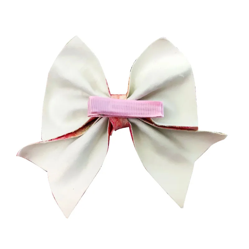 5 Inch Bow Barrette Hair Accessories Graffiti Flower Hairpins Vintage Clip Ornament Baby Girl Scrunche Camping Pin 1 Piece