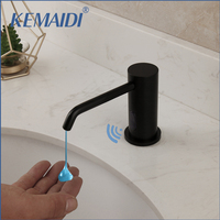 KEMAIDI Solid Brass 500ml Automatic Soap Dispenser Touchless Sensor Hand Sanitizer Big Shampoo Detergent Dispenser Wall Mounted