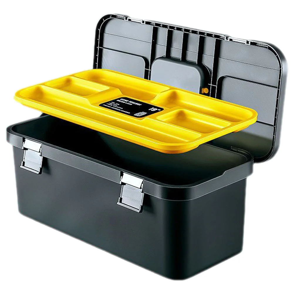 Portable Car Storage Tool Box Plastic Case Organizer Tools Container for Mechanics