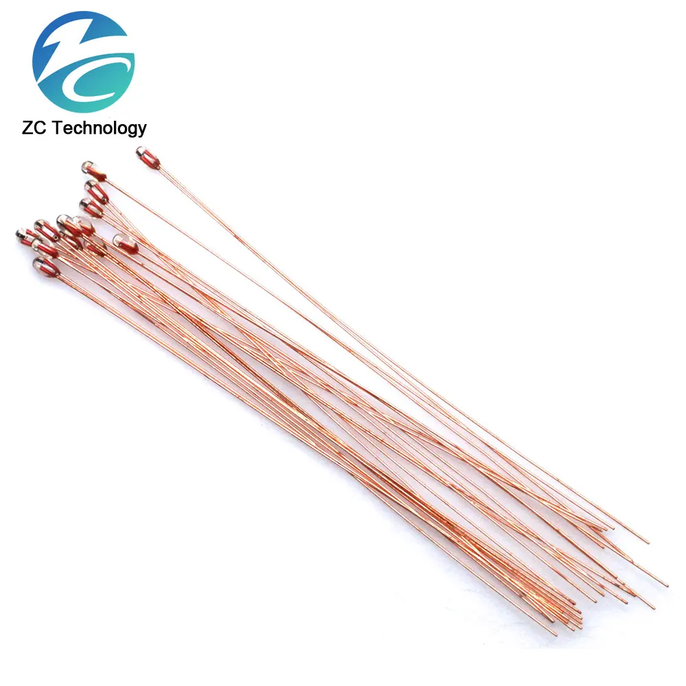 Термисторы 10 шт./лот 100K ohm 1% NTC 3950 для 3D принтера Reprap Mend для 3D принтера Hot bed MK2a MK2b