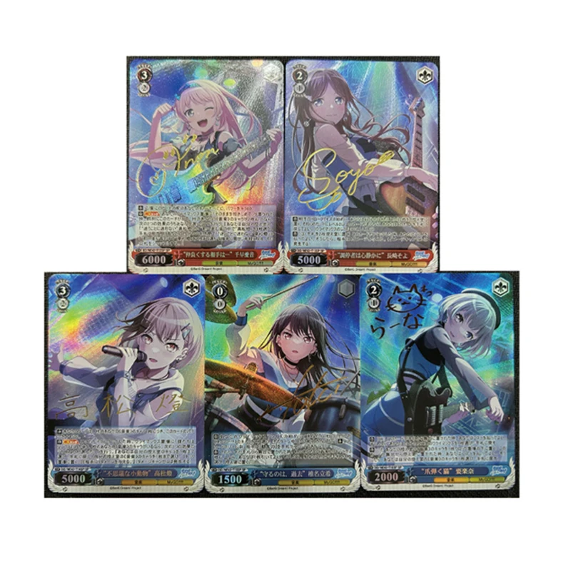 Diy hausgemachte japanische Cartoon BanG Dream! Es ist MyGO!!!!! Tomori Takamatsu Anon Chihaya Sammlung Karte Spielzeug Geschenk