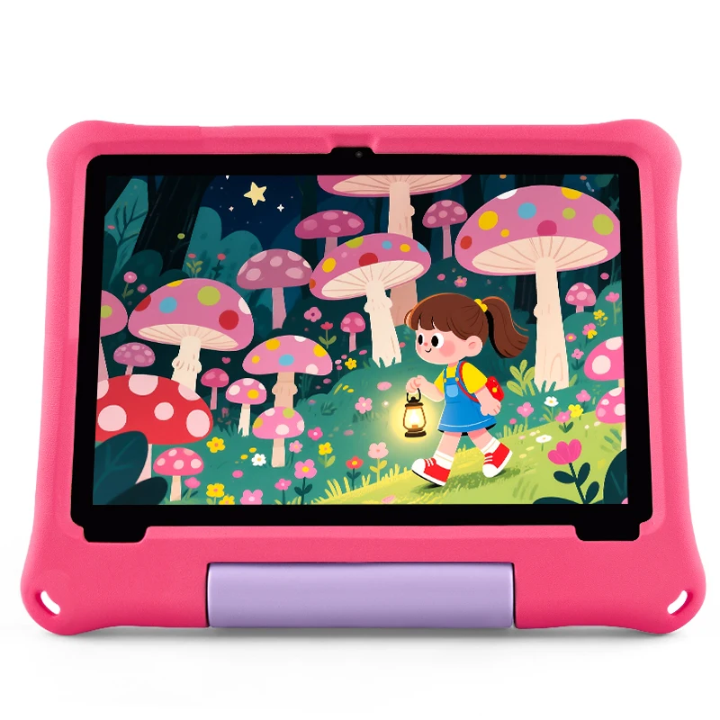 تابلت للأطفال 10.1 بوصة للأطفال 3-12، 8 جيجابايت + 64 جيجابايت تابلت للأطفال الصغار مع ثماني النواة 1.8 جيجا هرتز، 5000 مللي أمبير، واي فاي 6، أجهزة التحكم الوالدين