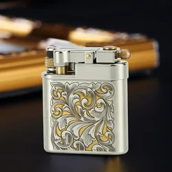 CHIEF new brand Chrome Plated Brass Kerosene Lighter Press Catapult Lift Arm Ignite Grinding Wheel Cigarette Accessories Lighter
