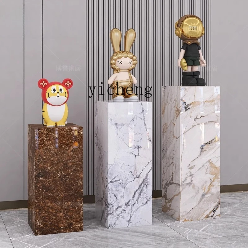 

LSL Marble Display Stand Base Office Flower Rack Living Room