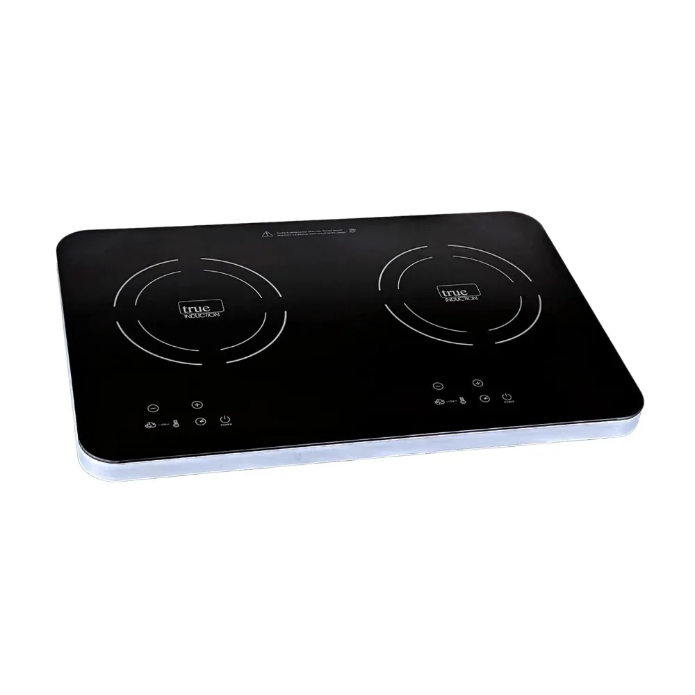 Induction Cookers, Cooktop, Double Burner, independent control, Energy Efficient, Touch Control Panel, 1800W, Black