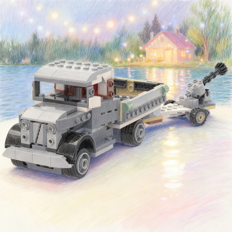 

235pcs MOC Army Truck Model Building Blocks Architecture Toys Assemble DIY Creative Education Brick Kids Christmas Gifts Idea