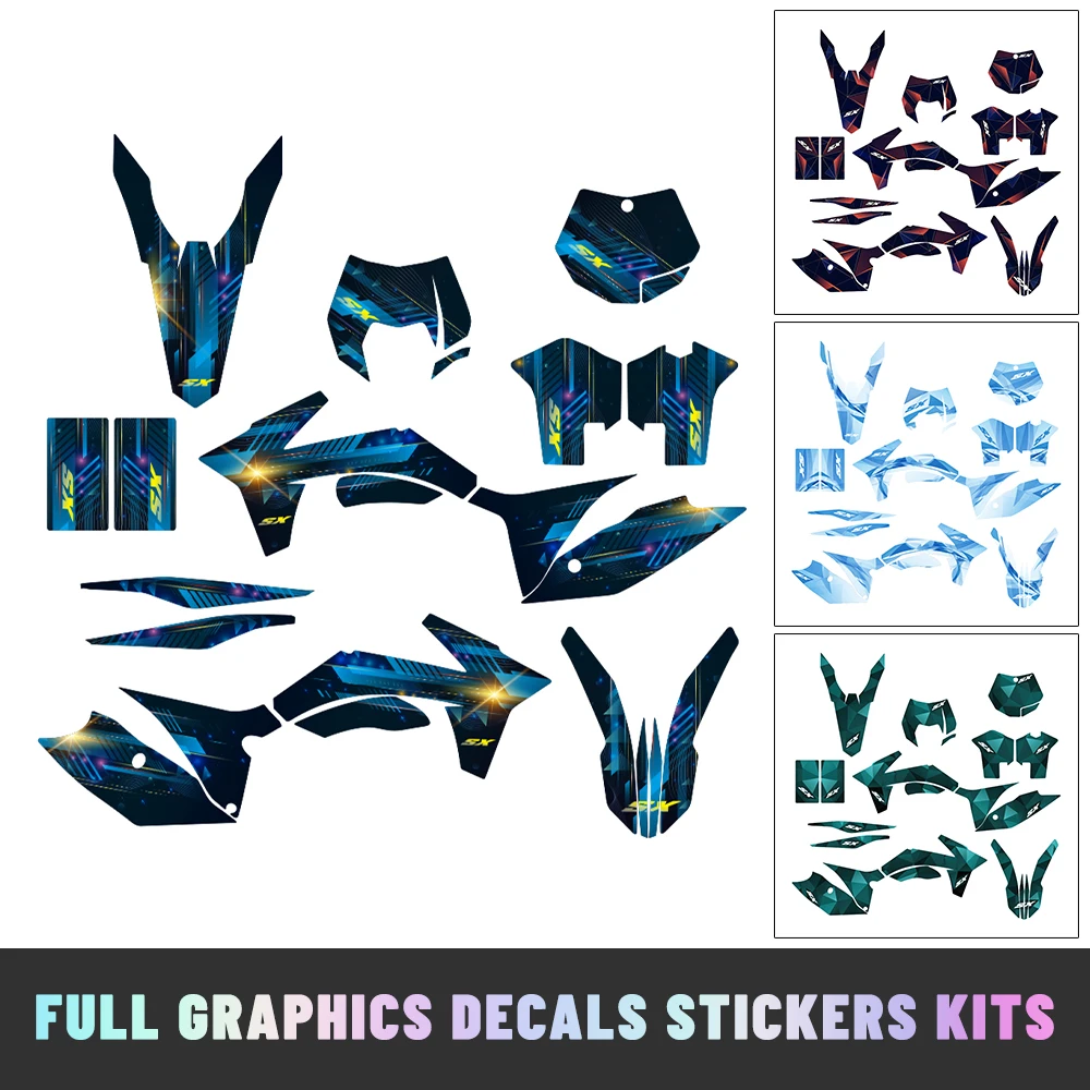 

Наклейки для украшения мотокросса, графические фоны, набор наклеек, подходят для KTM SX SXF 125 250 350 450 2011 2012