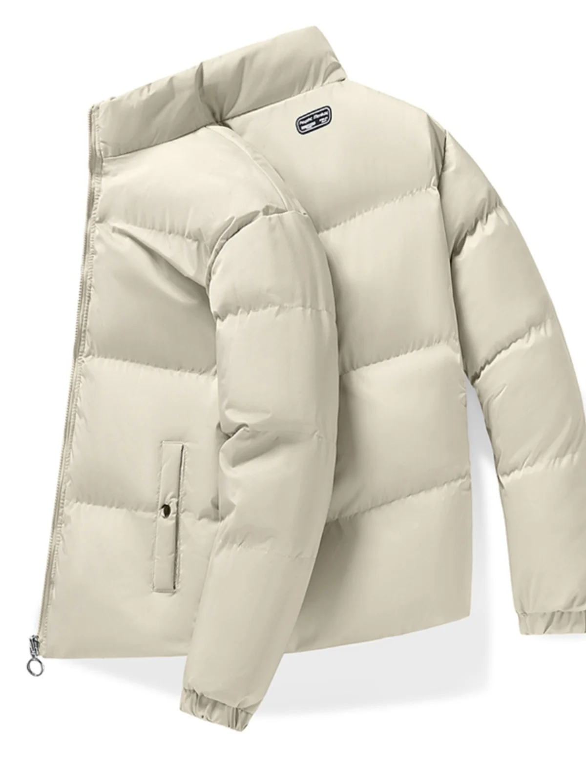 

Мужская зимняя куртка из хлопка с двусторонним ношением, новая модель, с воротником-стойкой, свободного кроя, утепленная, теплая, верхняя одежда