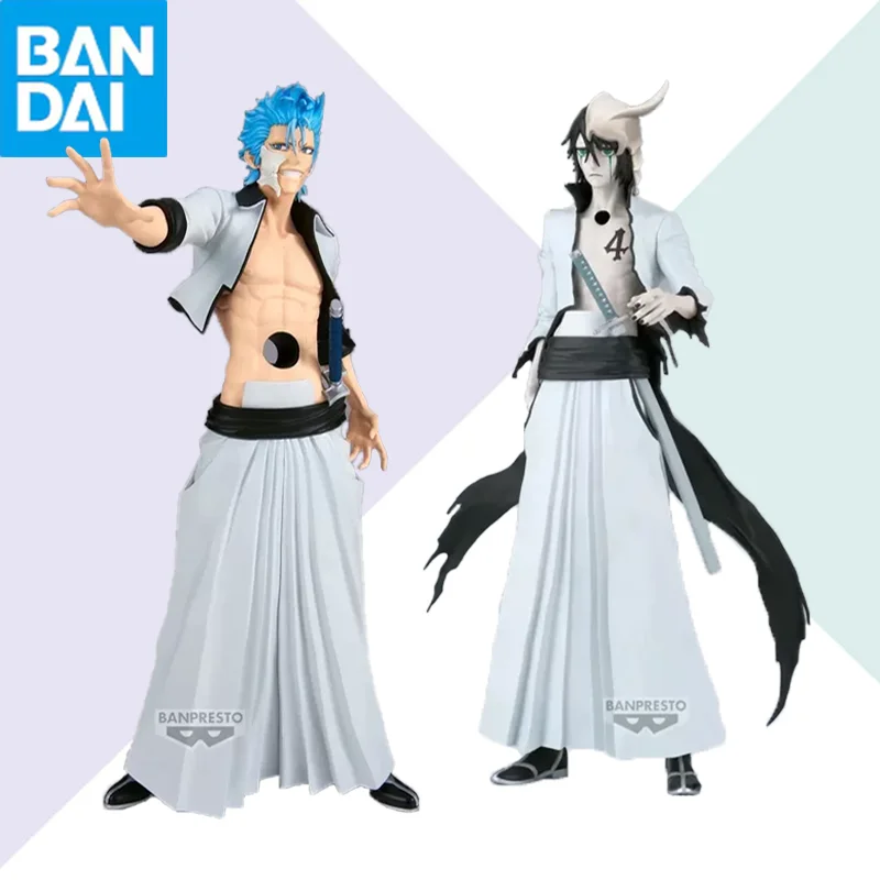 

BANDAI Genuine Banpresto Bleach Maximatic Ulquiorra Cifer Grimmjow Jaegerjaques Anime Figures Collection Model Toy Gift Children